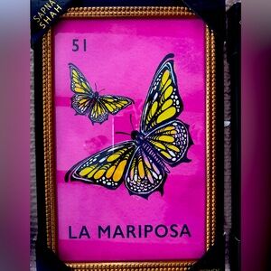Sapna Shah Loteria La Mariposa Art Print - 12x18